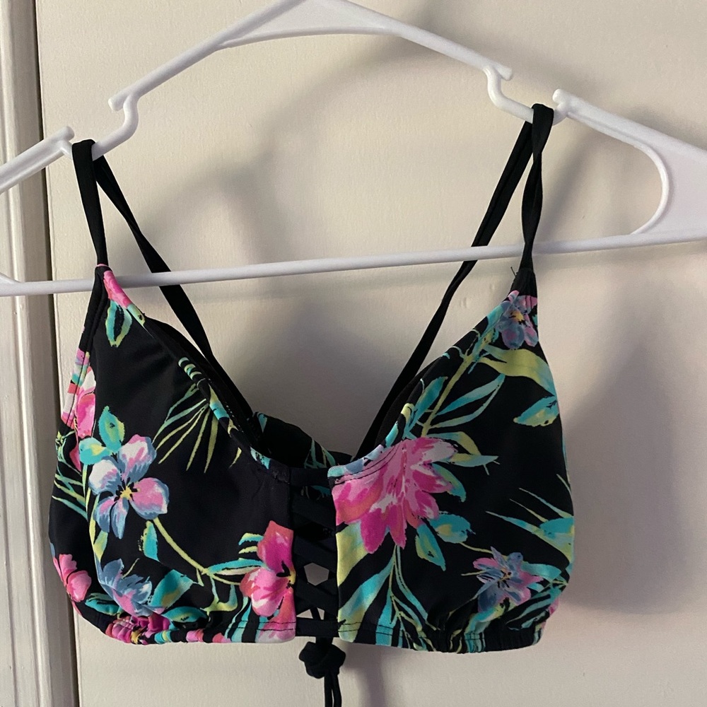 Floral Bathing Suit Top